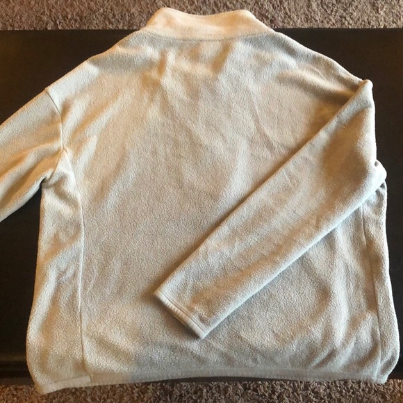 GREY PINK QUARTER ZIP FLEECE JACKET - Picture 3 of 3